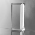 thumbnail image 4 of CiaoHER 2in Thickness Beveled Solid Acrylic Display Block Clear Polished Pedestal Stand Riser Solid Base (4x8), 4 of 5
