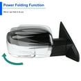 thumbnail image 6 of Spec-D Tuning LED Signal Power Fold Heat Chrome Right Passenger Side Mirror Compatible with 2013-2019 Dodge Ram 1500, 6 of 7