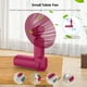 thumbnail image 4 of Mini ventilador portátil Ohjoin 4 en 1 USB recargable, 4 of 8