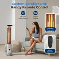 thumbnail image 4 of SereneLife 900W Floor Standing Electric Patio Heater w/ Three Power Settings, 4 of 7