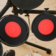 Masteelf Drum Mute Pad Silent Drum Practice Pads Rubber Noise Reduction Kick Drum Pad for Quiet Practice Drum Dampener for Home and Studio Use