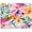 Arts Floraux, variante sur Tapis de Souris Gaming Base en Caoutchouc Antidérapante avec Surface Lisse pour Contrôle Précis Taille Compacte 9.5"x7.9" Thème Art Floral Parfait pour Ordinateur Portable et Bureau