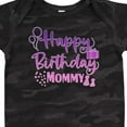thumbnail image 4 of Inktastic Purple Happy Birthday Mommy Boys or Girls Baby Bodysuit, 4 of 5