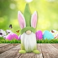 thumbnail image 2 of Moocorvic Easter Gnomes, Plush Spring Easter Bunny Gnomes Figurines Easter Basket Stuffers for Toddler, 2 of 8