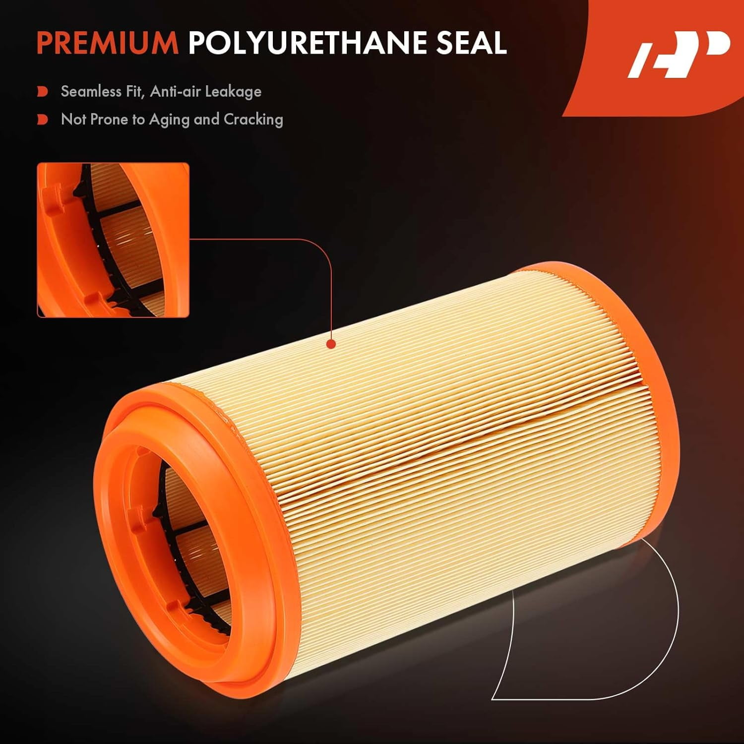 A-Premium 2-PC Engine Air Filter Compatible with Ram ProMaster 1500 2014-2023, ProMaster 2500 2014-2023, ProMaster 3500 2014-2023, 3.6L