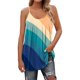thumbnail image 1 of Gibobby Camiseta de manga corta con cremallera de algodón de imitación estampada para mujeres europeas y de verano, Top informal con cuello en V(Azul,CH), 1 of 4