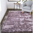 thumbnail image 2 of Freya Plush Shag Rug with Metallic Sheen, Amethyst Quartz, 9ft x 12ft Area Rug, 2 of 7