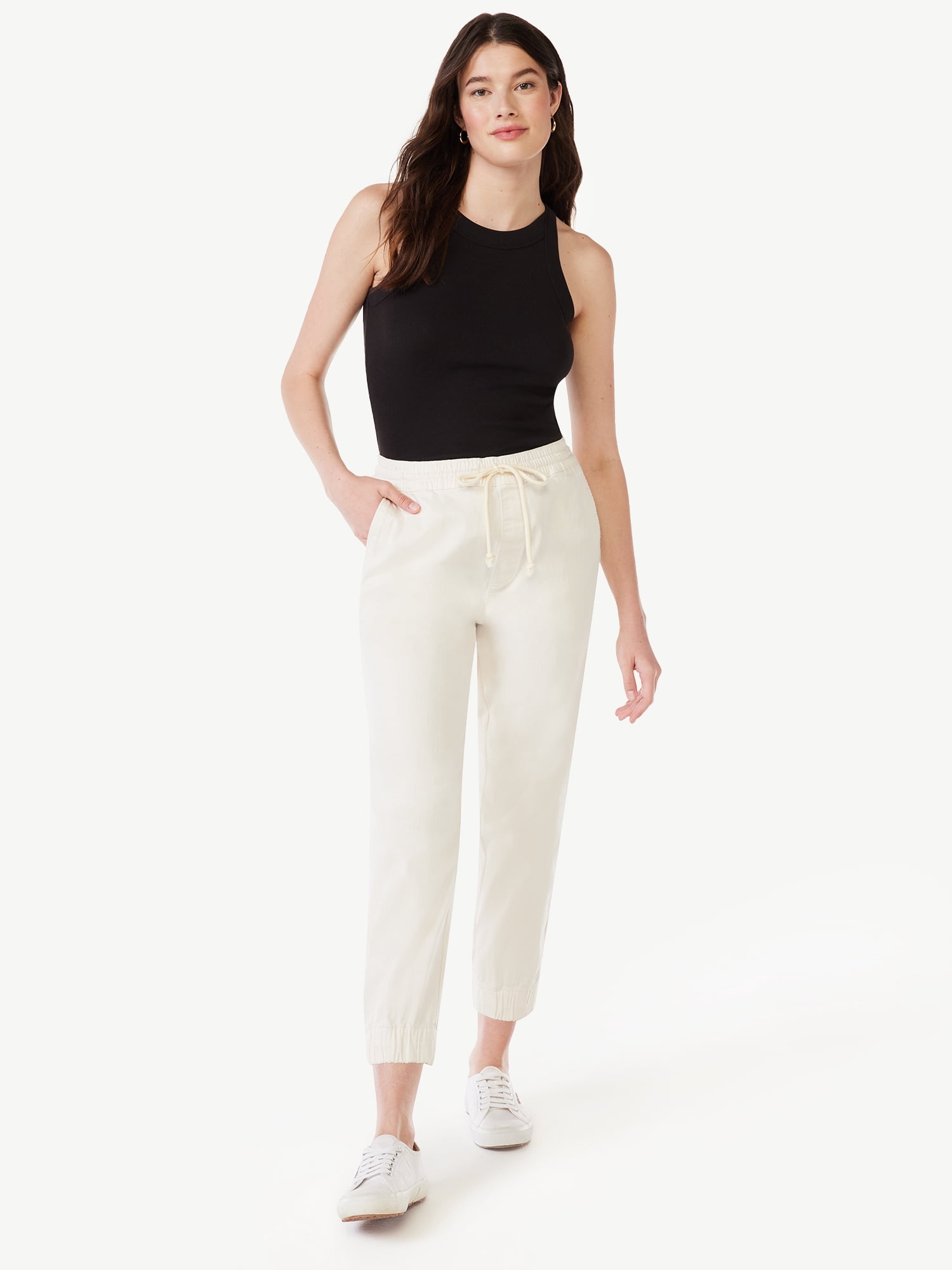 Free Assembly Women's and Women’s Plus Pull-On Jogger Pants, Sizes 0-28