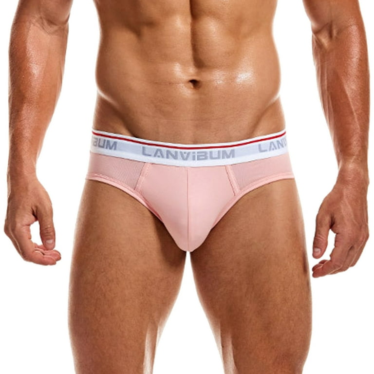 Men's Cotton Print Brief 3-Pack - Sexy Underwear Packs - Body Aware