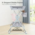 thumbnail image 3 of Table à Langer pour Bébé avec Roues, Table à Langer Pliable Station de Change pour Couches de Bébé avec Hauteur Réglable à 4 Niveaux, Gris, 3 of 9