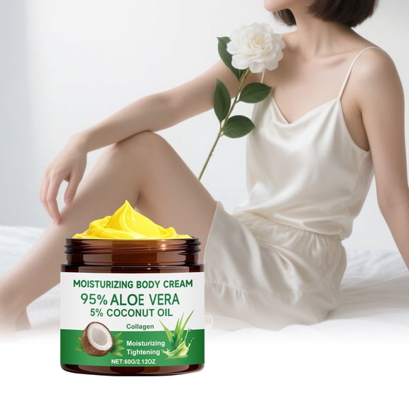 Kokovifyves Skin Care Products for Women Aloe Vera Moisturizing Body Cream Nourishes and Refreshing Scents 60g