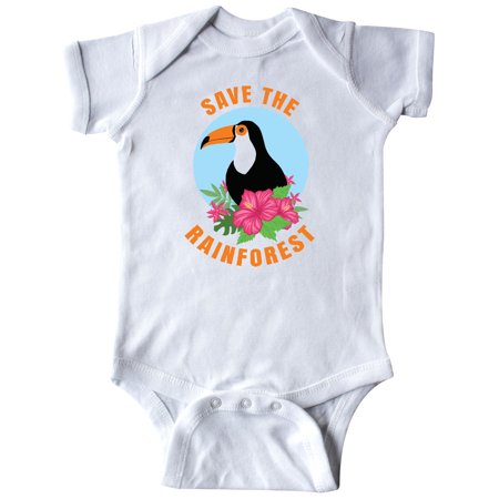 

Inktastic Save the Rainforest Toucan Illustration Gift Baby Boy or Baby Girl Bodysuit