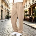 thumbnail image 2 of Hudaneo Teen Boys Baggy Straight Leg Sweatpants Open Bottom Drawstring Waist Pockets, 5-16 Years, 2 of 7