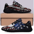 thumbnail image 3 of Golf Ball American flag Shoes Sneakers Black Size 13, 3 of 7
