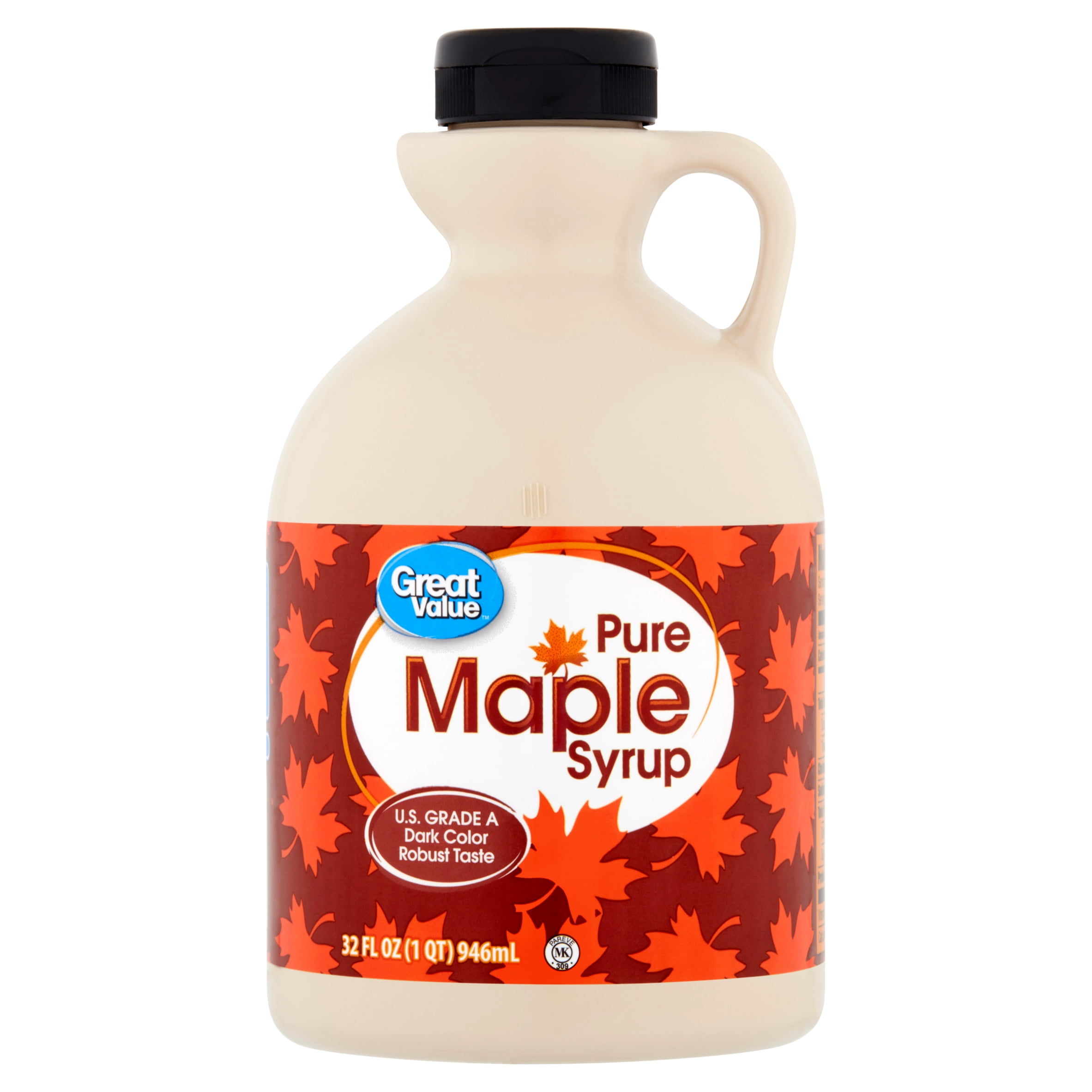 最も優遇 グレートバリューピュアメープルシロップ 32 fl oz VALUE GREAT Great Value Pure Maple Syrup, 