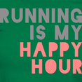 thumbnail image 3 of CafePress - Running Is My Happy Hour T Shirt - Women's Traditional Fit Dark T-Shirt, 3 of 4