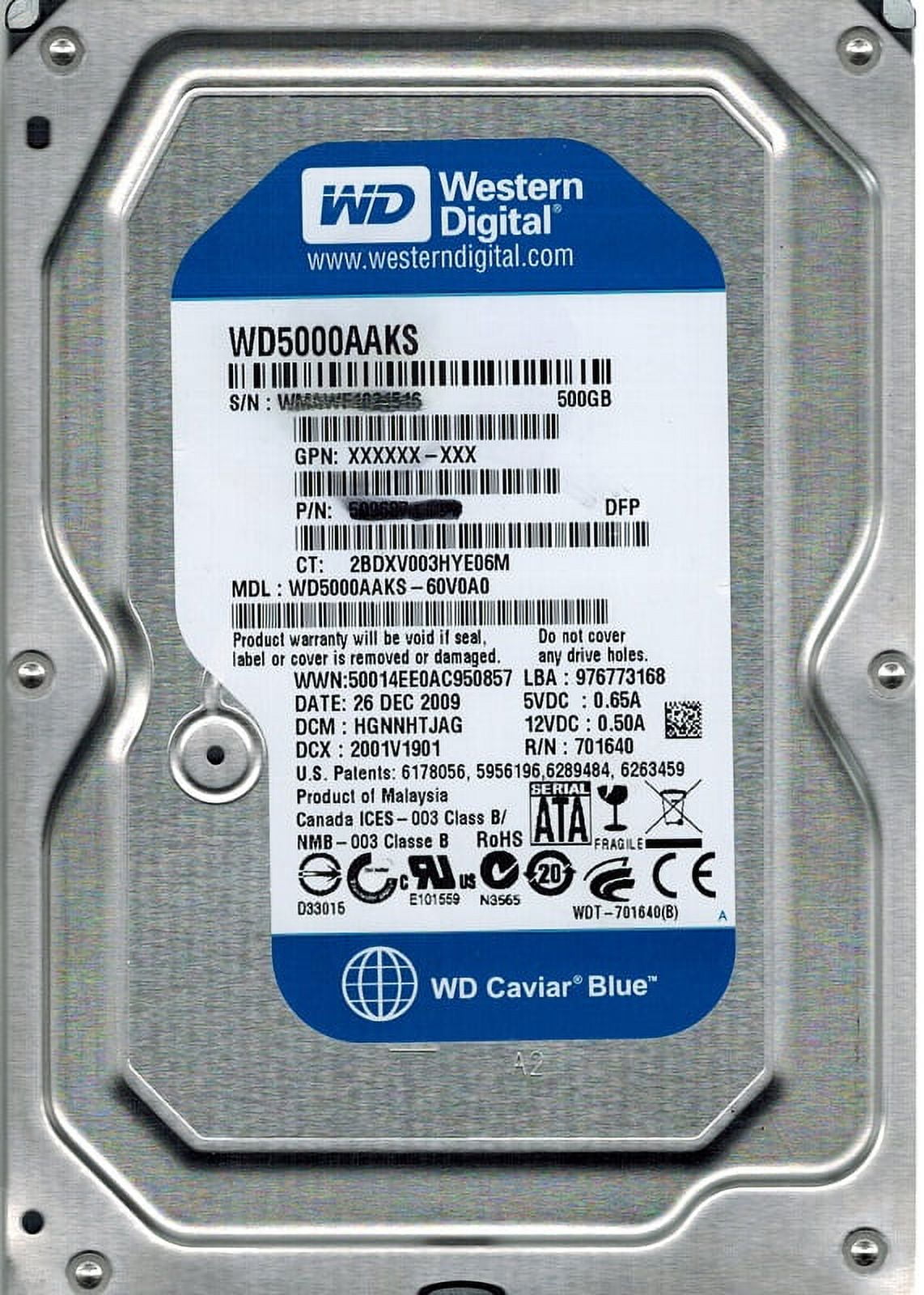 WD2500BVVT-28A26Y1 DCM: HEMTJHB WXJ1A Western Digital 250GB