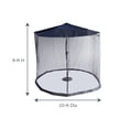 thumbnail image 5 of Bluewave Insect Repellant All-Weather Outdoor Umbrella Bug Screen Black, 5 of 6