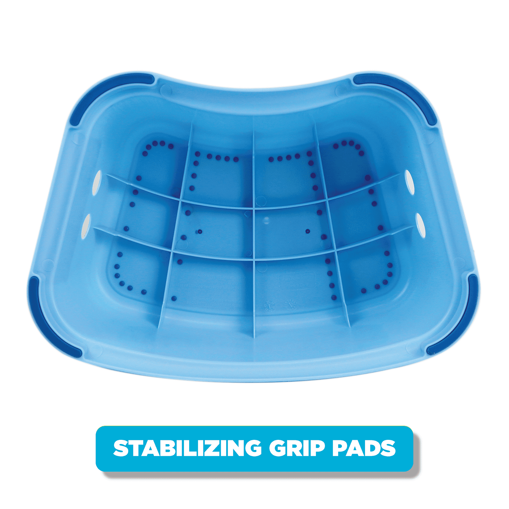 Bluey Durable Plastic Single Step Stool with Non-Slip Feet