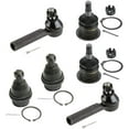 thumbnail image 1 of Detroit Axle - Front Upper Lower Ball Joints + Outer Tie Rods Replacement for 2003 - 2009 Lexus GX470 / Toyota 4Runner/ FJ Cruiser - 6pc Set, 1 of 6