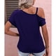 thumbnail image 4 of Blusa Casual con Hombros Descubiertos,Camiseta con Hombros Descubiertos y Dobladillo Plisado para Mujer, Camiseta con Hombros Descubiertos, Calidad Inigualable, 4 of 6