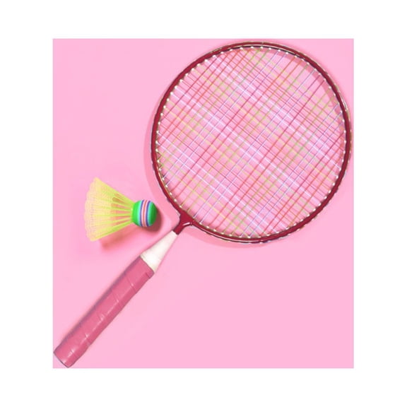 TABLZONE Badminton Racket Set with Anti-Skid Handle, Lightweight Design for Indoor Outdoor Play