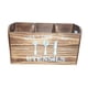 thumbnail image 2 of Organizador de utensilios de cocina con 3 compartimentos de madera Marrón oscuro, 2 of 9