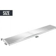 Folding Concession Shelf 72L X 12W Inch Stainless Steel Drop Down
