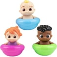 thumbnail image 2 of (2 pack) CoComelon Bath & Pool Toys, 3 Piece Set - JJ, Cody & YoYo Floating Bobble Water Figures for Swimming & Tub -  Officially Licensed - Ages 18+ Months, 2 of 6