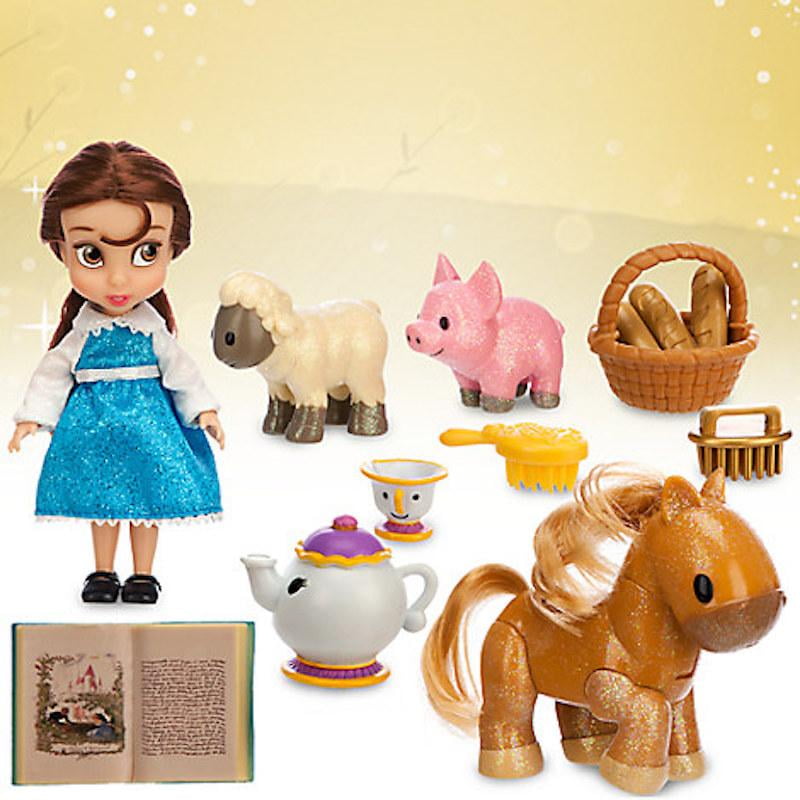 belle mini animator doll playset