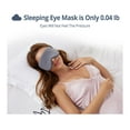 thumbnail image 3 of Sleeping Mask 2 Pack, Warm, Cool Double-Sided Use of Sleep Mask, Super Soft Blindfold with Adjustable Strap, Block Out Light, Comfort Sleep Eye Mask for Travel Meditation Nap, 3 of 5