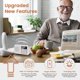 thumbnail image 2 of (White)J-908 AM Ultra-Thin Portable Radio AM FM MP3 AUX USB, 1200MAH Rechargeable Removable Battery Saves and Dials Stations Automatically, 2 of 5