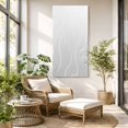 thumbnail image 6 of Canvas Wall Art, Grey Geometric Framed Canvas Prints for Living Room Hallway, Modern White Stripe Abstract Distortion Art Gallery Wrapped Wall Decor for Home Office, Gifts, 30"x60" Ship Next Day, 6 of 9