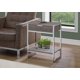 thumbnail image 2 of Mesa decorativa - 24 "H / Taupe oscuro / Metal cromado Monarch Specialties I 3485, 2 of 2
