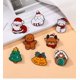 thumbnail image 2 of Broche de colección navideña transfronteriza, venta caliente, comercio exterior, campana, muñeco de nieve, accesorios de vestir, insignia de dibujos animados de Halloween, 2 of 5