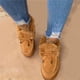 thumbnail image 5 of Jumpingount Botas planas informales, zapatos de invierno a prueba de golpes, botas de nieve sin cordones, zapatos de plataforma con lazo Calzado No.7, 5 of 5