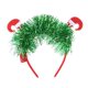 thumbnail image 2 of S1771 Diadema navideña transfronteriza Diadema ligera Diadema de árbol de Navidad astas sombreros intermitentes, 2 of 4