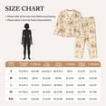 thumbnail image 5 of Uemuo Cute Bee Gnome1 Pattern Womens Pajama Sets,PJ Set for Women,Pajamas for Women Logo,Long Sleeve Pajama Set for Women,Soft Long Sleeve Top With Pants-Large, 5 of 9