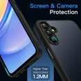 thumbnail image 6 of JETech Matte Case for Samsung Galaxy A15 5G / 4G 6.5-Inch, Frosted Translucent Back Protective Slim Phone Cover, Anti-Fingerprints (Black), 6 of 6