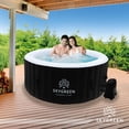 thumbnail image 4 of Jacuzzi Doble Filtro Hidromasaje Inflable Para 4 Personas Sky Green HJJRRE000001, 4 of 8
