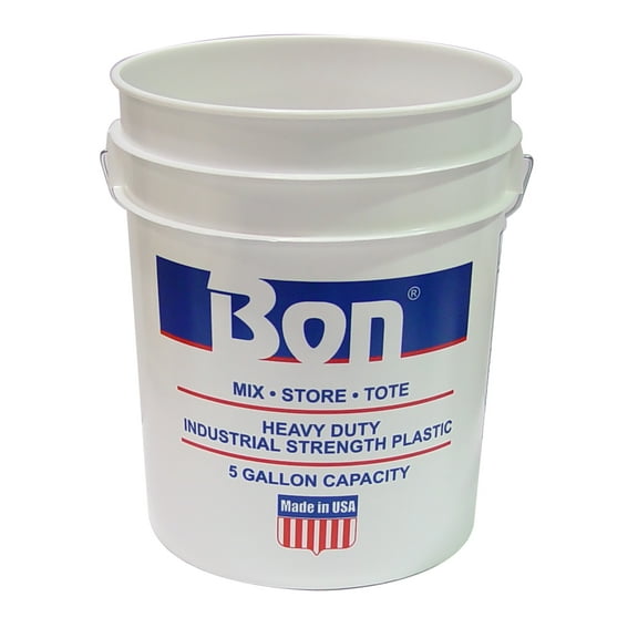 Bon 84-231 5-Gallon Plastic White Bucket