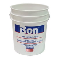 Bon 84-231 5-Gallon Plastic White Bucket