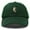 Dark Green, variant on Lightning Embroidered Bolt Dad Hat Cotton Baseball Cap Adjustable Mens in Washed Gray