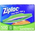 thumbnail image 2 of Ziploc Sandwich Bags Easy Open Tabs, 240 Count (1), 2 of 3
