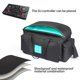 thumbnail image 4 of Bolsa De Almacenamiento Bolsa De Almacenamiento DJ Cable File Bag Parte inferior acolchada desmontable (verde), 4 of 6