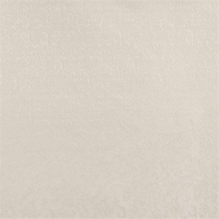 Contemporary Floral Fabric - Designer Fabrics B602 54 in. Wide Off White, Contemporary Floral Jacquard Woven Upholstery Fabric