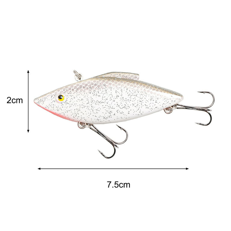 Cheers.US 16.5g 7.5cm Plastic Fishing Lure with Topwater Tail
