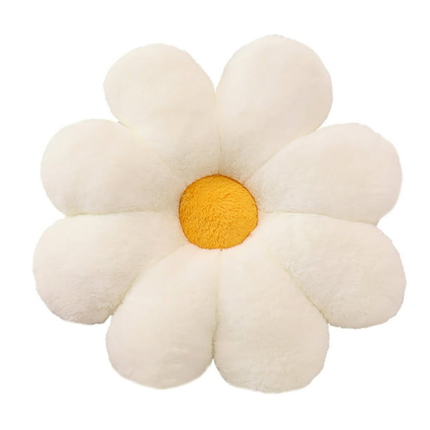 Cojín con forma de flor y almohada de felpa para sofá. Suave y acogedor. Añade un toque de elegancia a tu hogar. Ideal para la comodidad y la decoración.