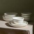 thumbnail image 2 of Stone Lain Virtuo 12-Piece Dinnerware Set Porcelain, White, 2 of 6