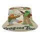 thumbnail image 1 of Rana y Sapo Sombrero bucket para adultos, gorra de protección solar, sombrero de pescador plegable para viajes al aire libre, pesca y actividades de verano, 1 of 6